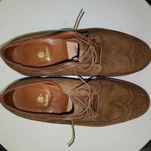 COPY - Alden Snuff Suede Long Wing Blucher (10 E) - Picture 6 of 7